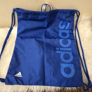Adidas Blue Drawstring Gym Sports Bag